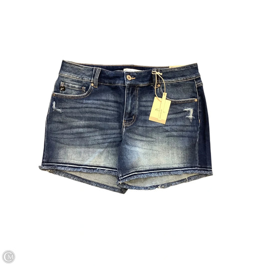 Shorts By Kancan In Blue Denim, Size: 14