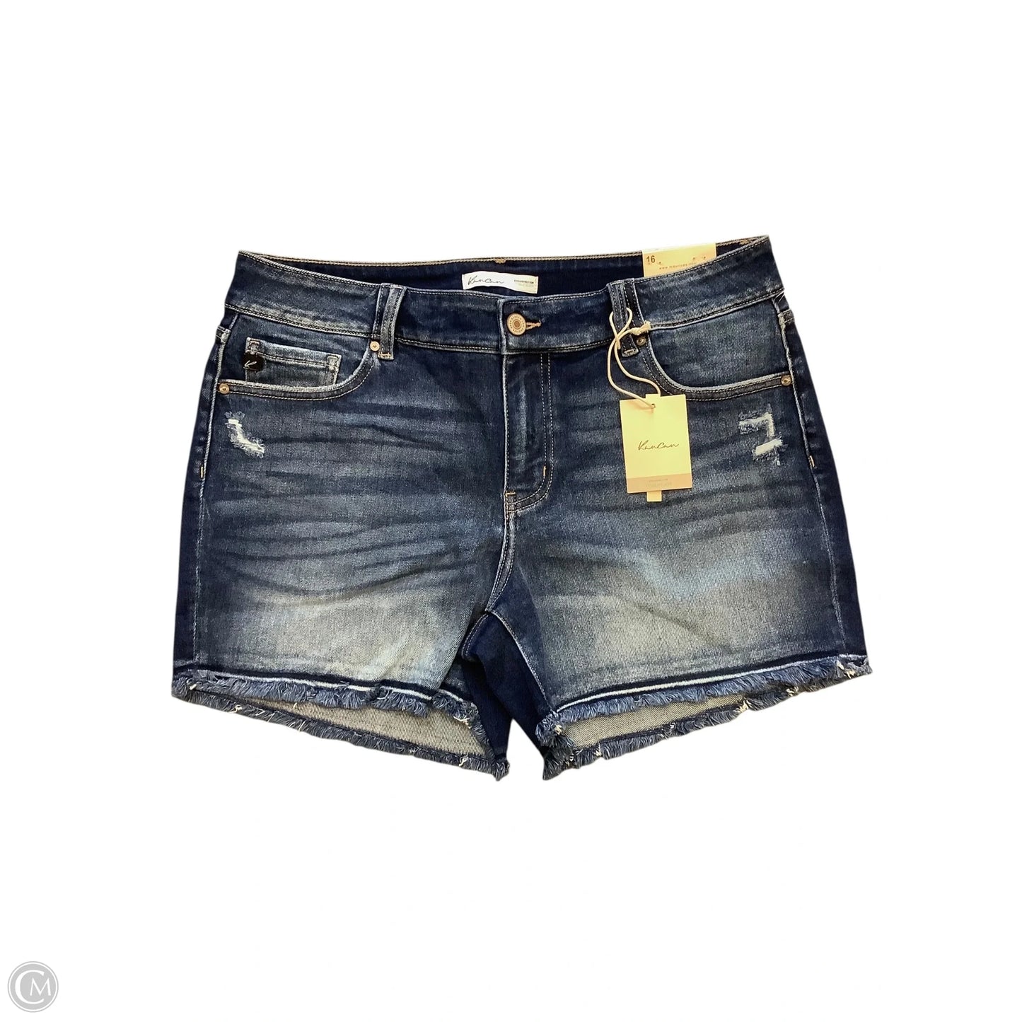 Shorts By Kancan In Blue Denim, Size: 16