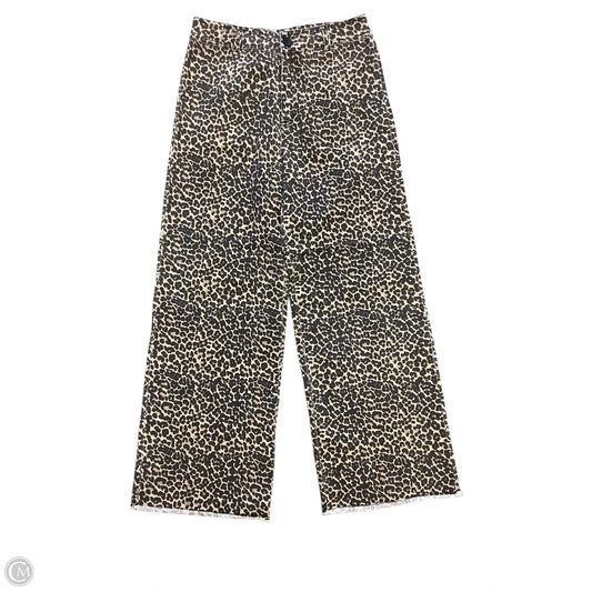 Jeans Wide Leg By Bibi In Animal Print, Size: M