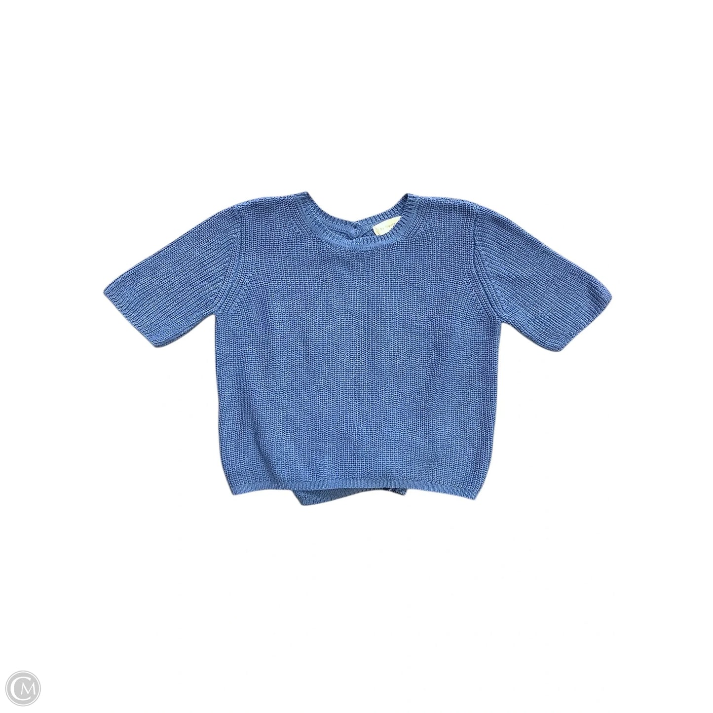 Sweater Short Sleeve By By Together In Blue, Size: S