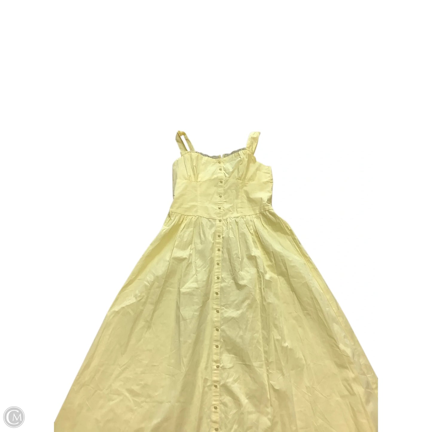 Dress Casual Maxi By Petal & Pup In Yellow, Size: L