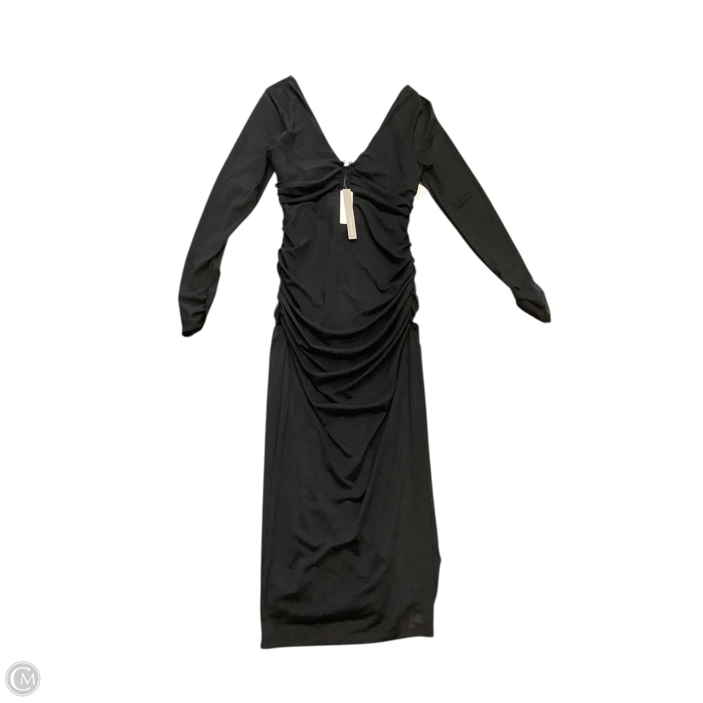 Dress Party Long By Anthropologie In Black, Size: S