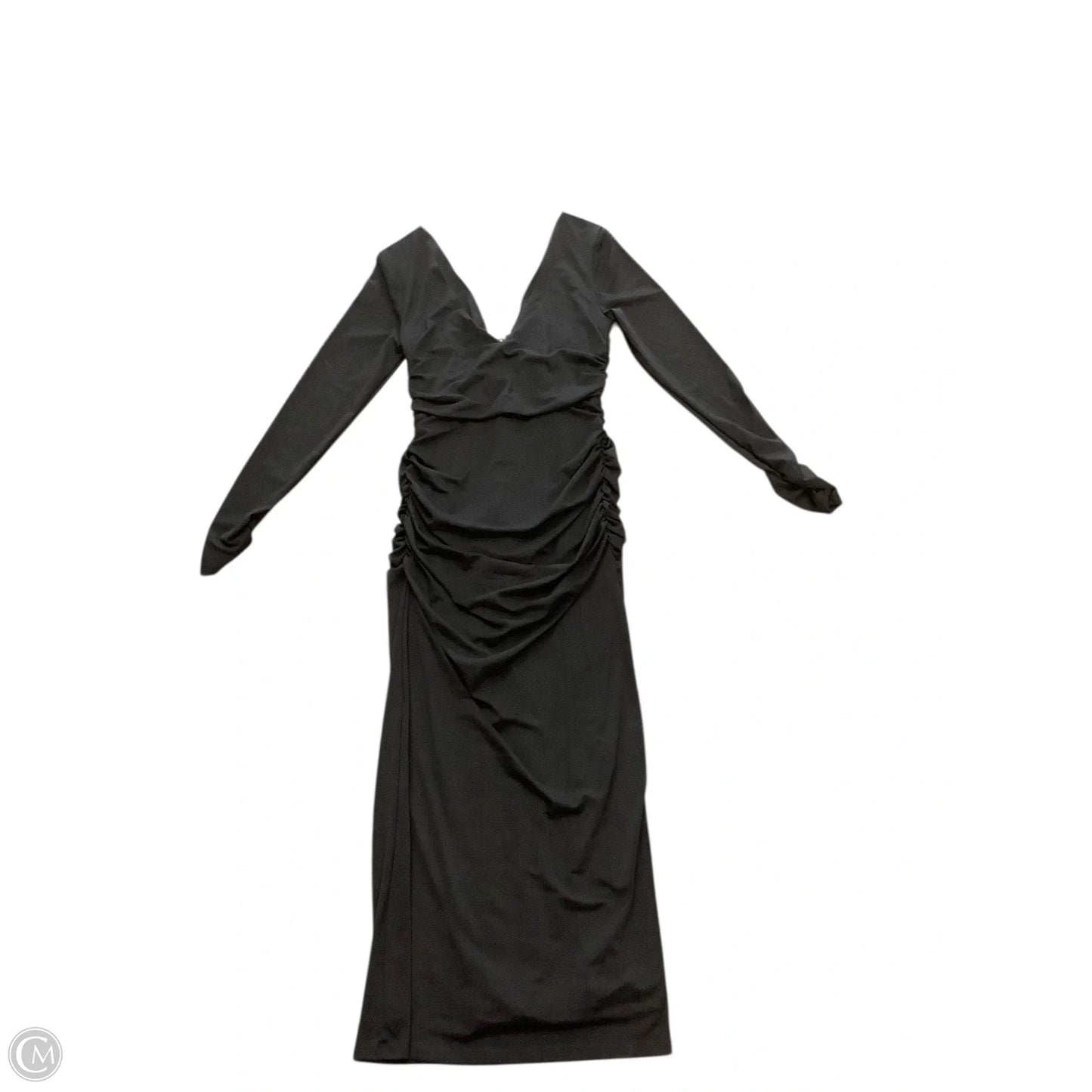 Dress Party Long By Anthropologie In Black, Size: S