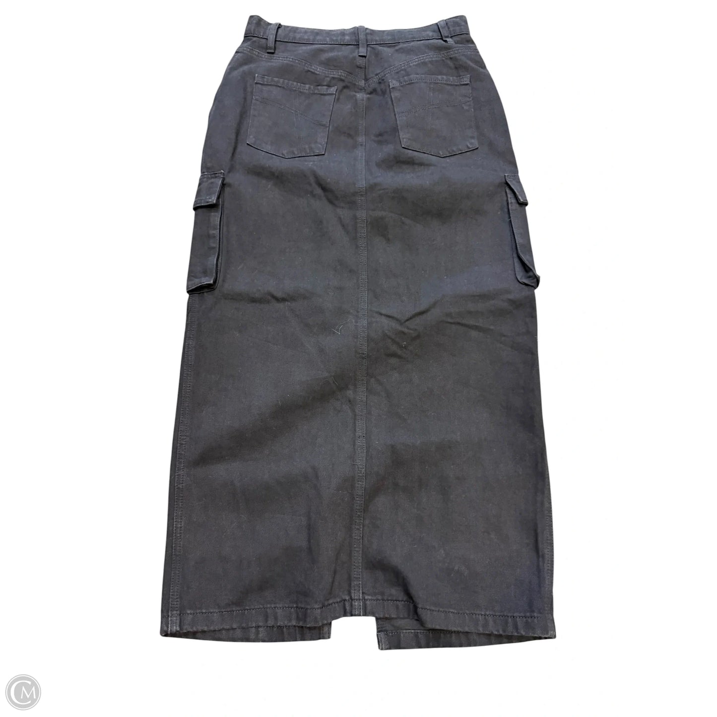 Skirt Maxi By Sincerely Jules In Black Denim, Size: 6