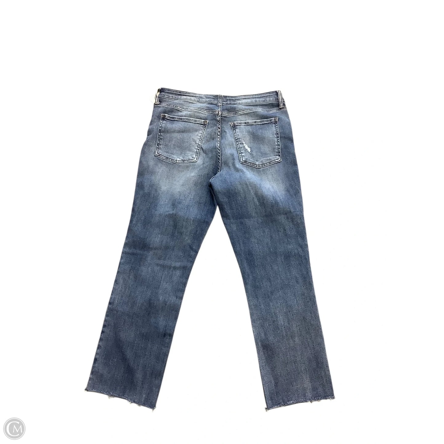Jeans Straight By Kut In Blue Denim, Size: 12