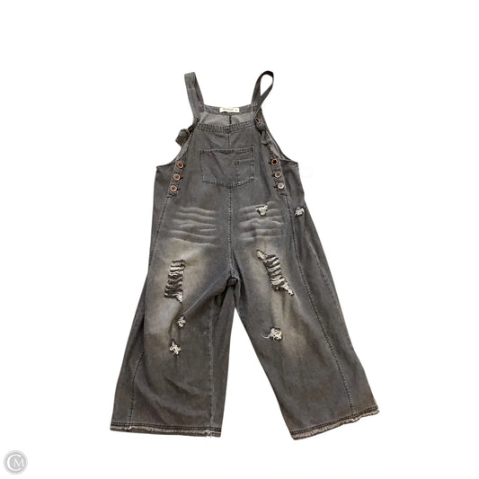 Overalls By Three Bird Nest In Black Denim, Size: M