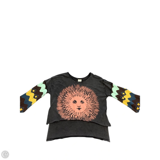 Top Long Sleeve By Cmb In Black, Size: Osfm