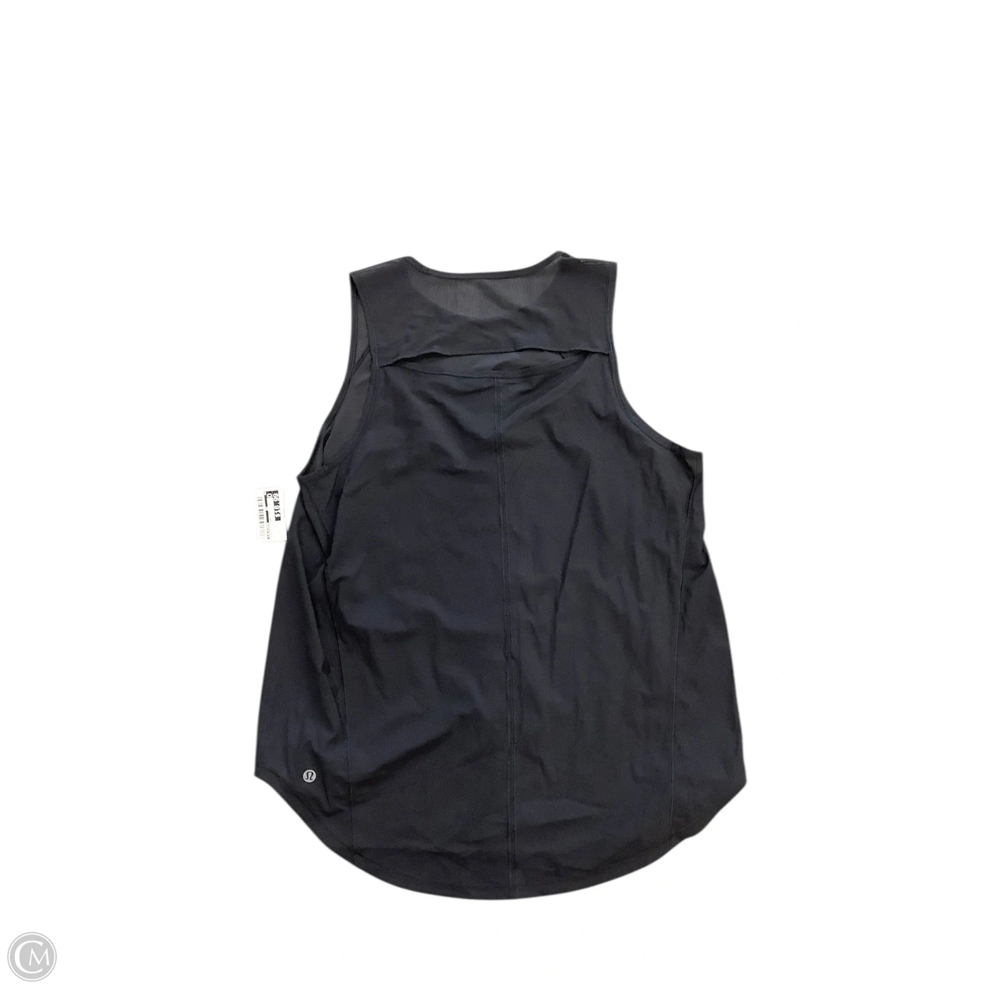 Athletic Tank Top By Lululemon In Black, Size: L
