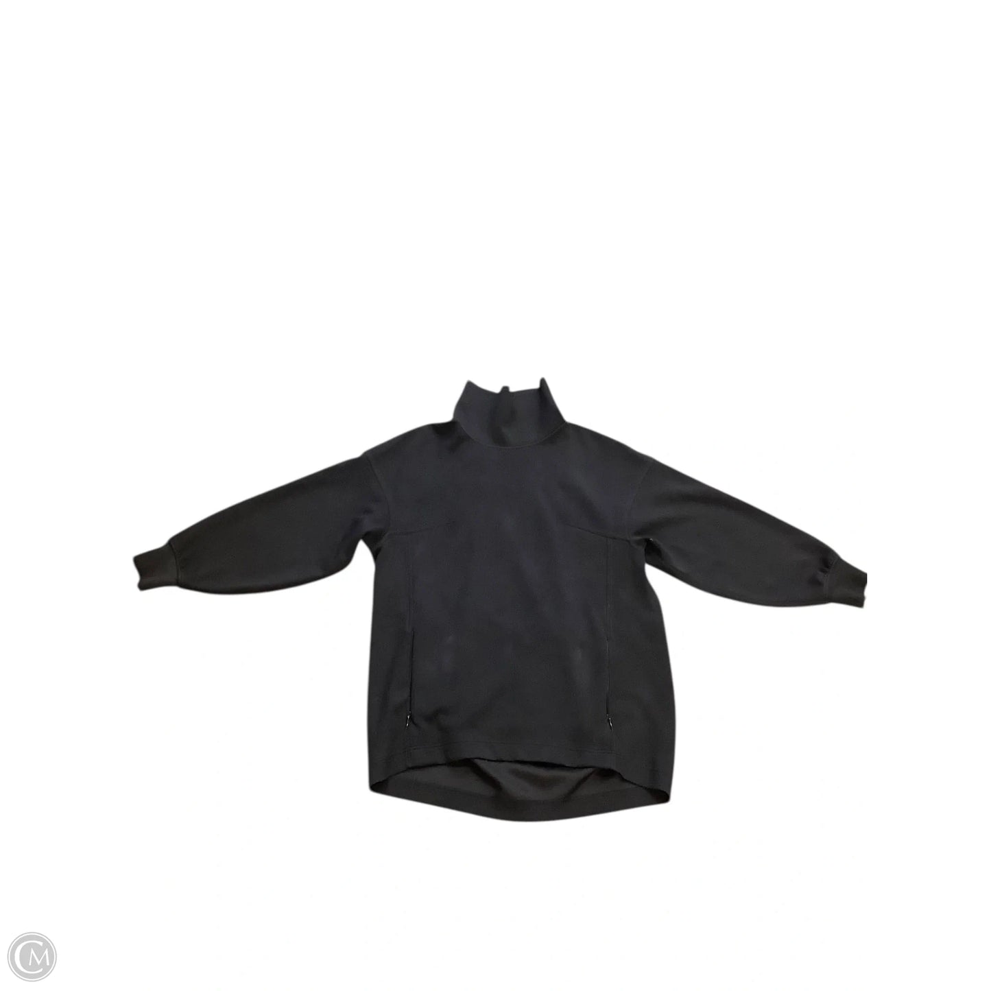 Athletic Sweatshirt Collar By Lululemon In Black, Size: 8