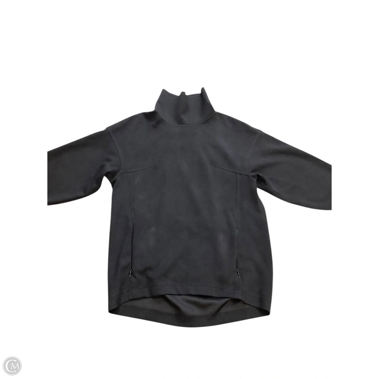 Athletic Sweatshirt Collar By Lululemon In Black, Size: 8