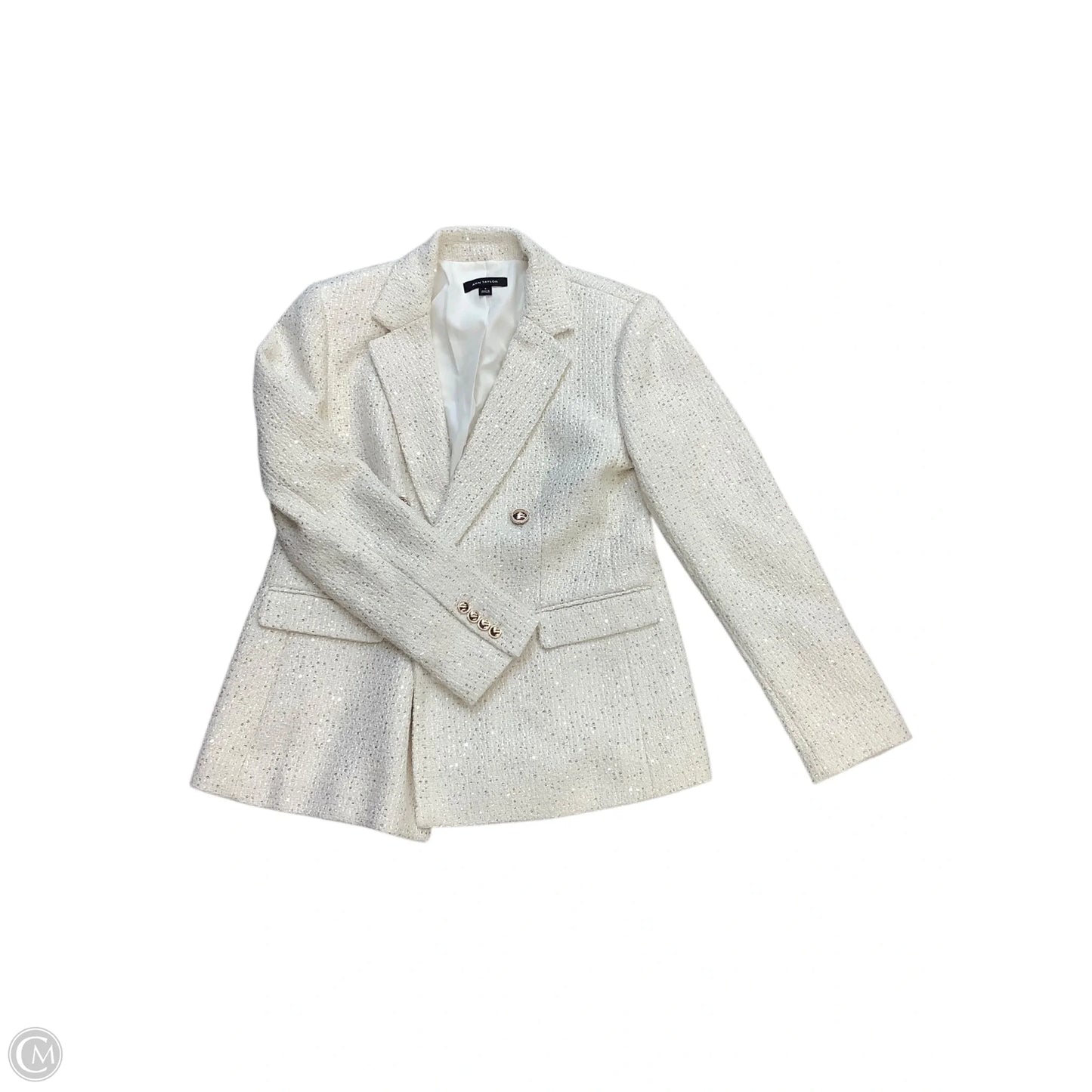 Blazer By Ann Taylor In White, Size: 6