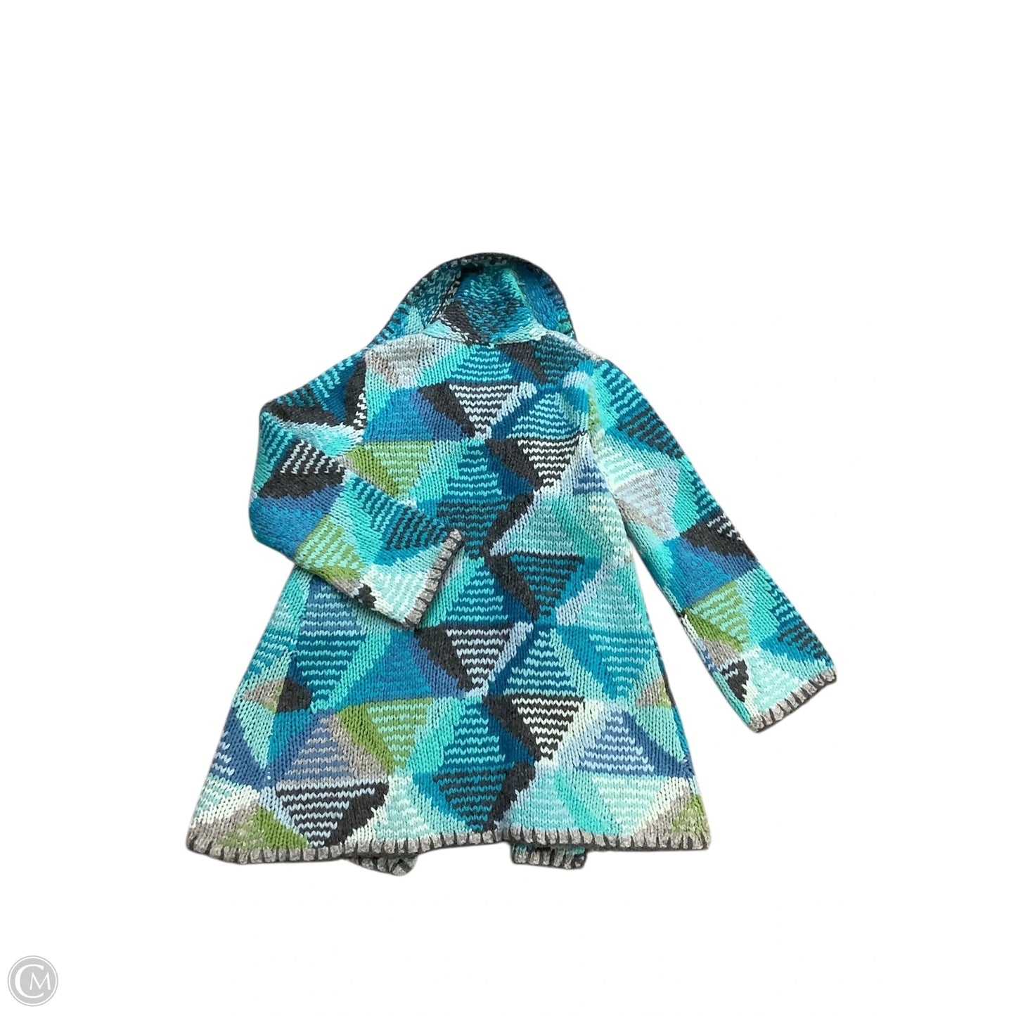 Sweater Cardigan By Sigrid Olsen In Blue, Size: M