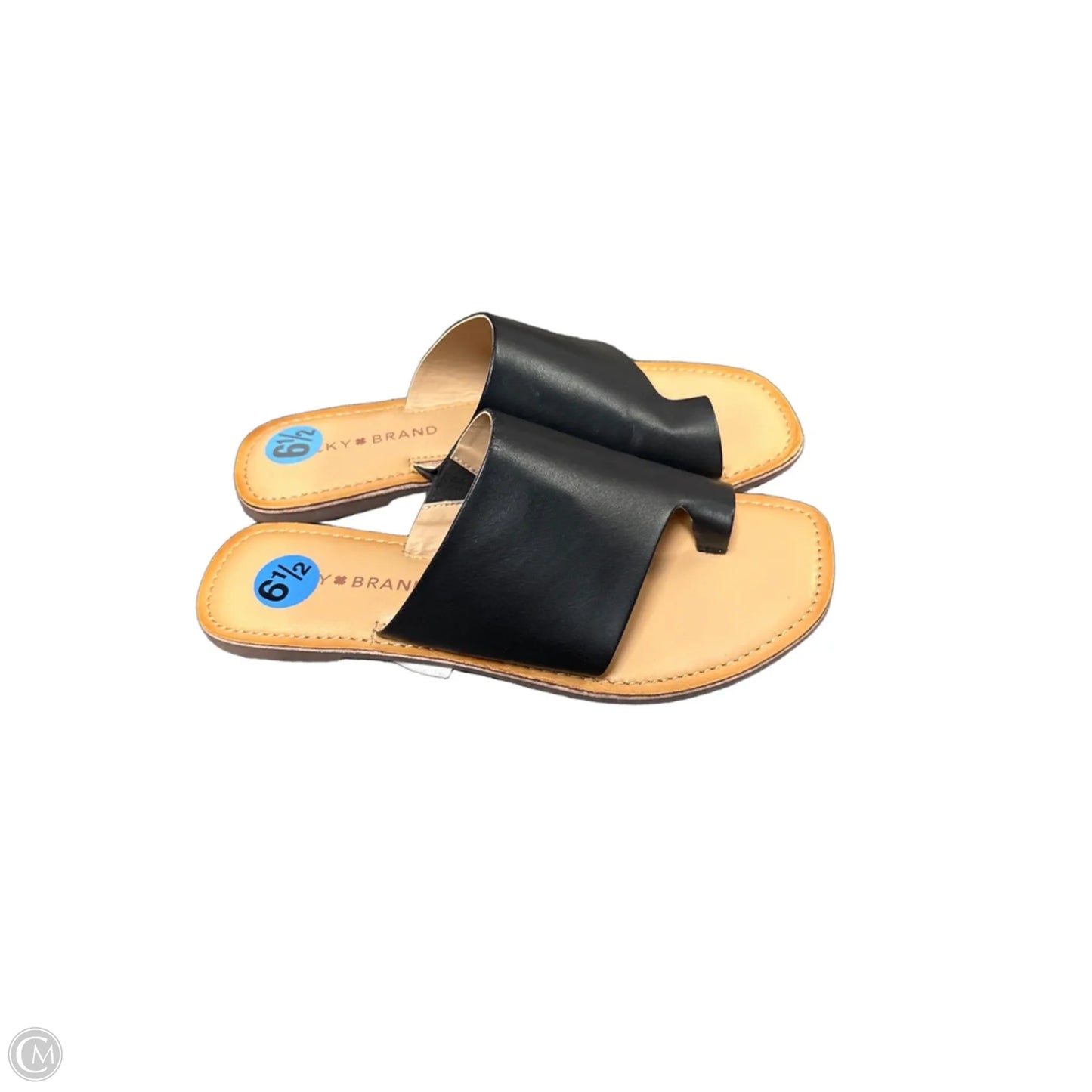 Sandals Flats By Lucky Brand In Black, Size: 6.5