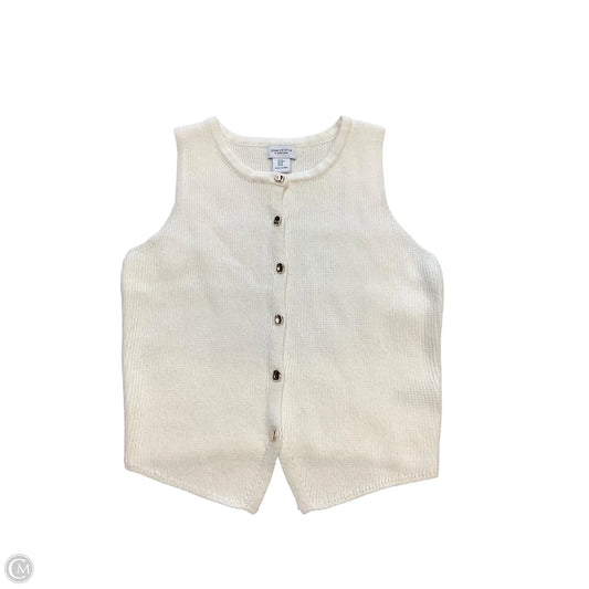 Vest Sweater By Cmc In Cream, Size: M