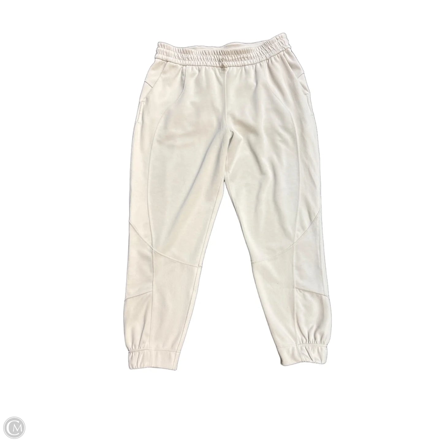 Athletic Pants By Lululemon In Cream, Size: 12