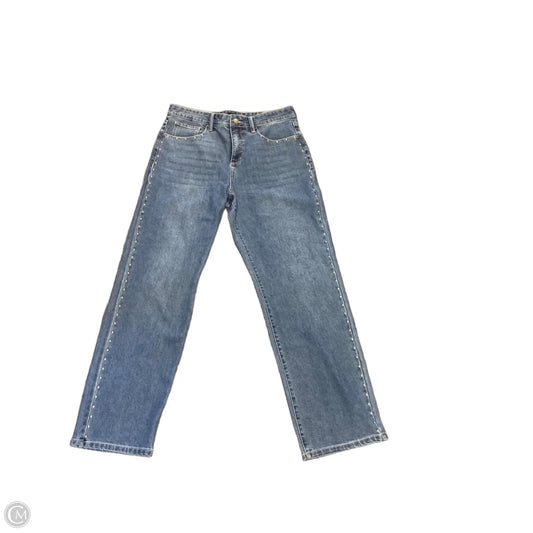 Jeans Boot Cut By Express In Blue Denim, Size: 10
