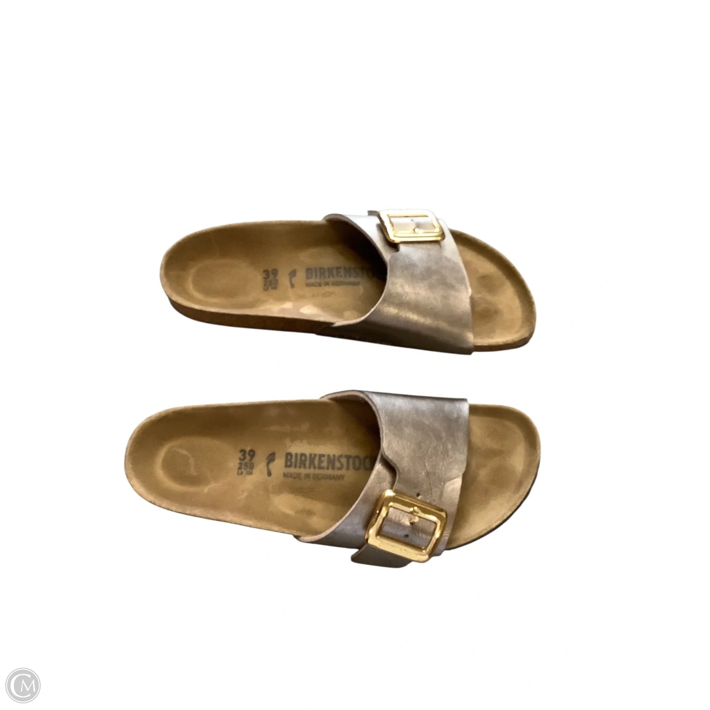 Sandals Flats By Birkenstock In Copper, Size: 8