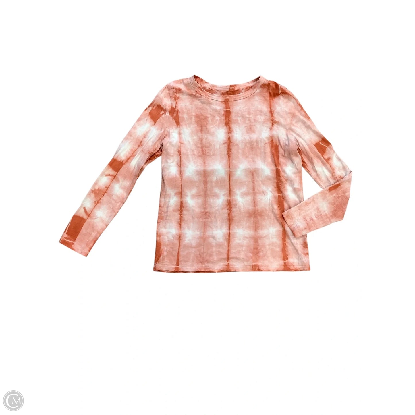 Top Long Sleeve Basic By Margaret Oleary In Tie Dye Print, Size: L