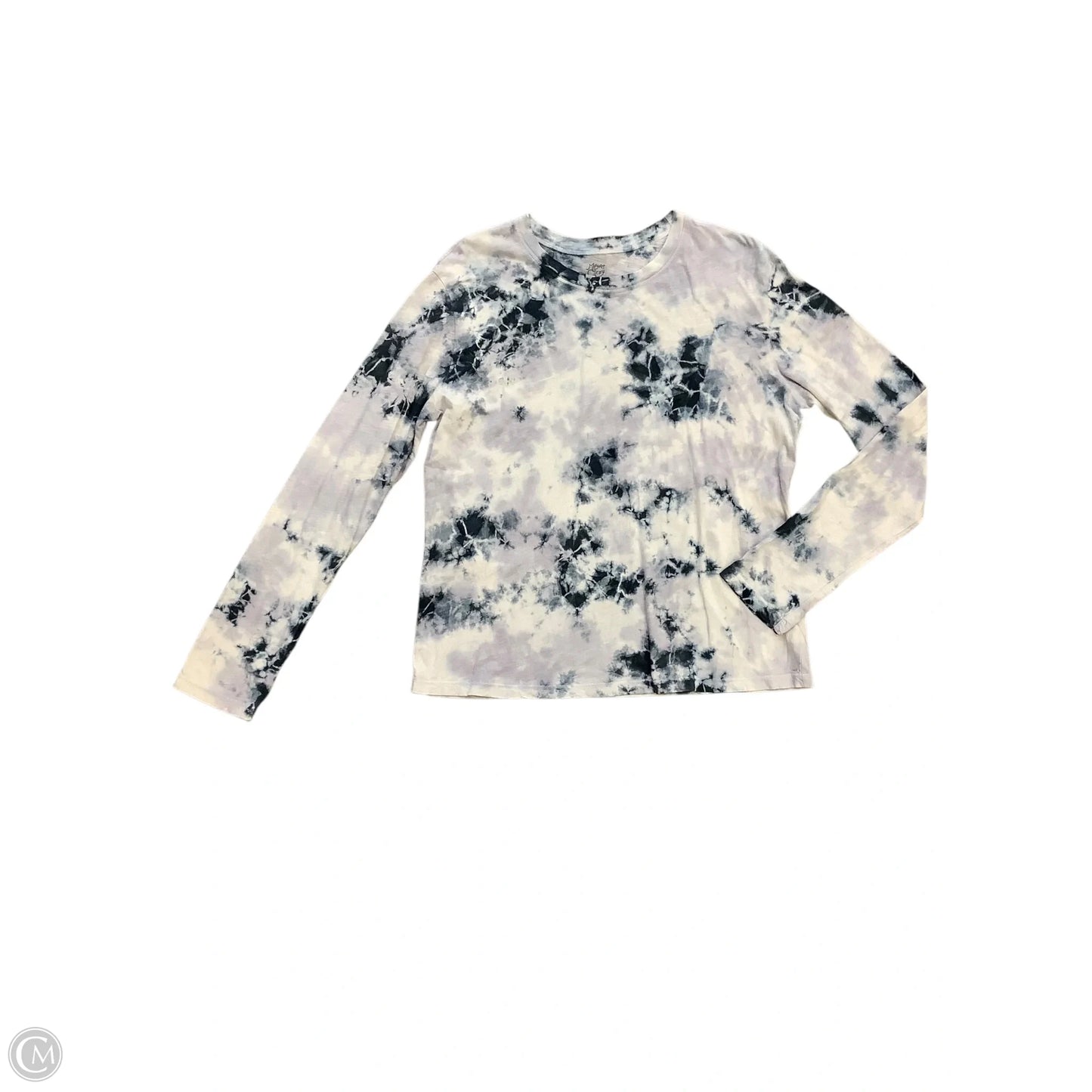 Top Long Sleeve Basic By Margaret Oleary In Tie Dye Print, Size: L