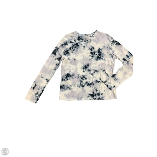 Top Long Sleeve Basic By Margaret Oleary In Tie Dye Print, Size: L
