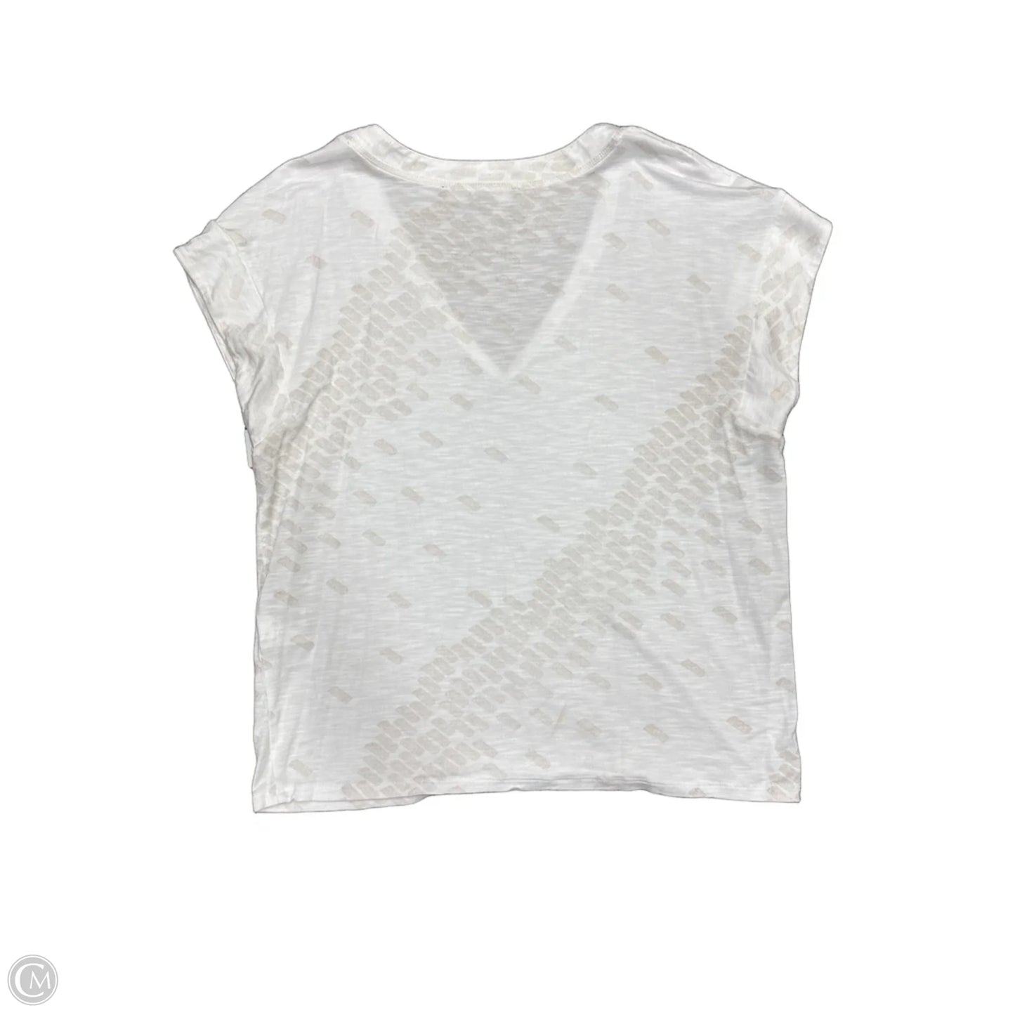 Top Short Sleeve By White House Black Market In White, Size: L