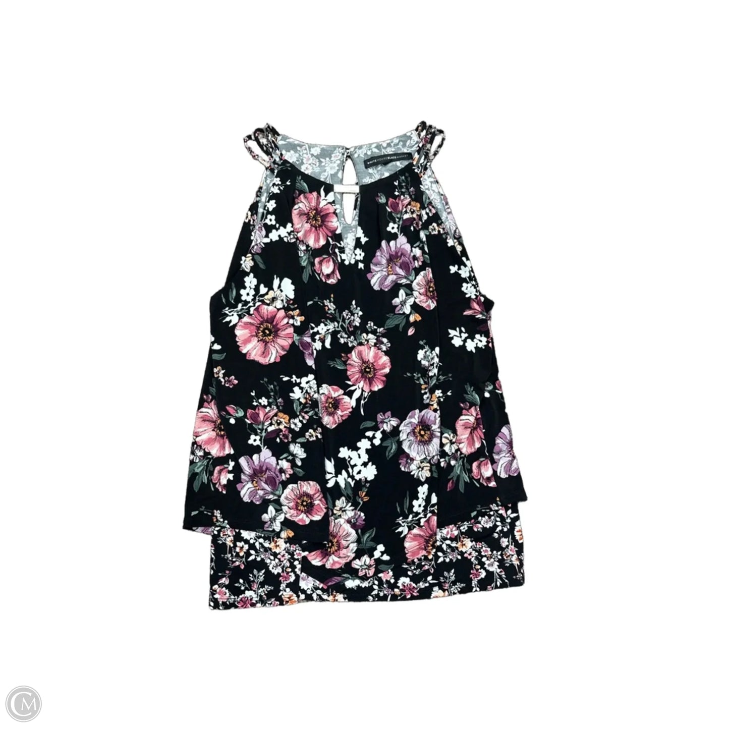 Blouse Sleeveless By White House Black Market In Black, Size: L