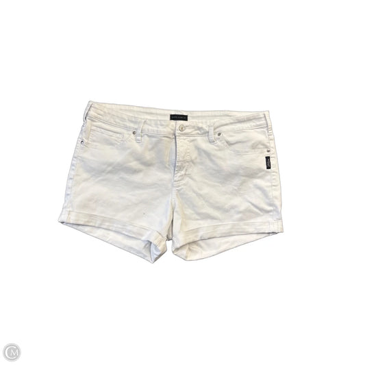 Shorts By Silver In White Denim, Size: 18