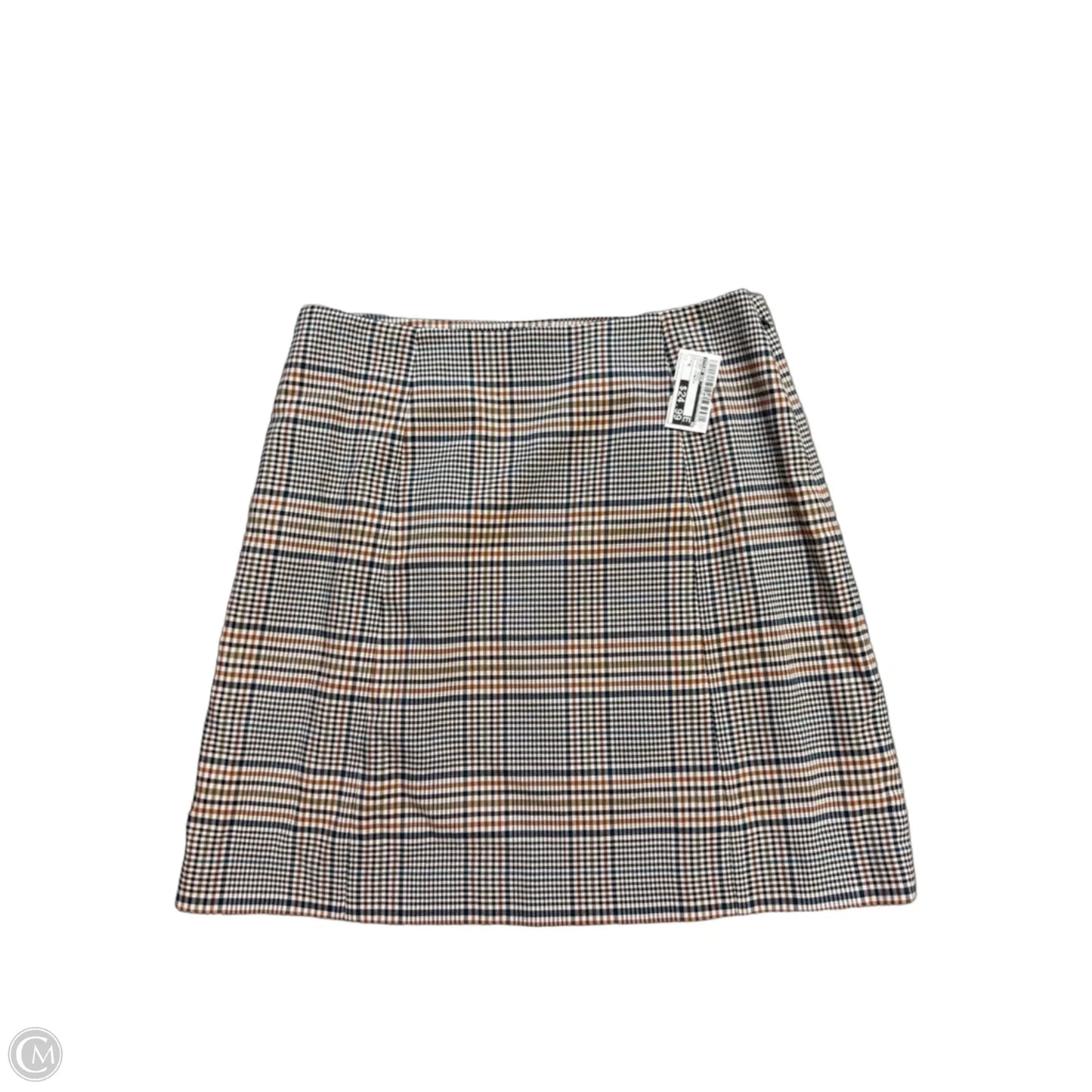 Skirt Midi By Tyler Boe In Plaid Pattern, Size: 6
