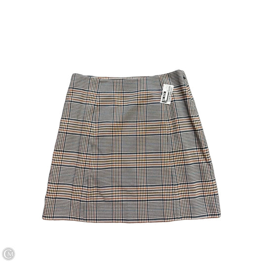 Skirt Midi By Tyler Boe In Plaid Pattern, Size: 6