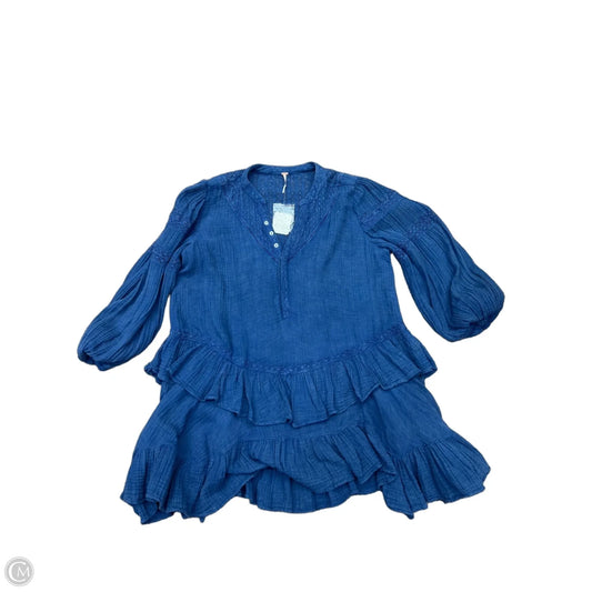 Dress Casual Short By Free People In Blue, Size: Xs