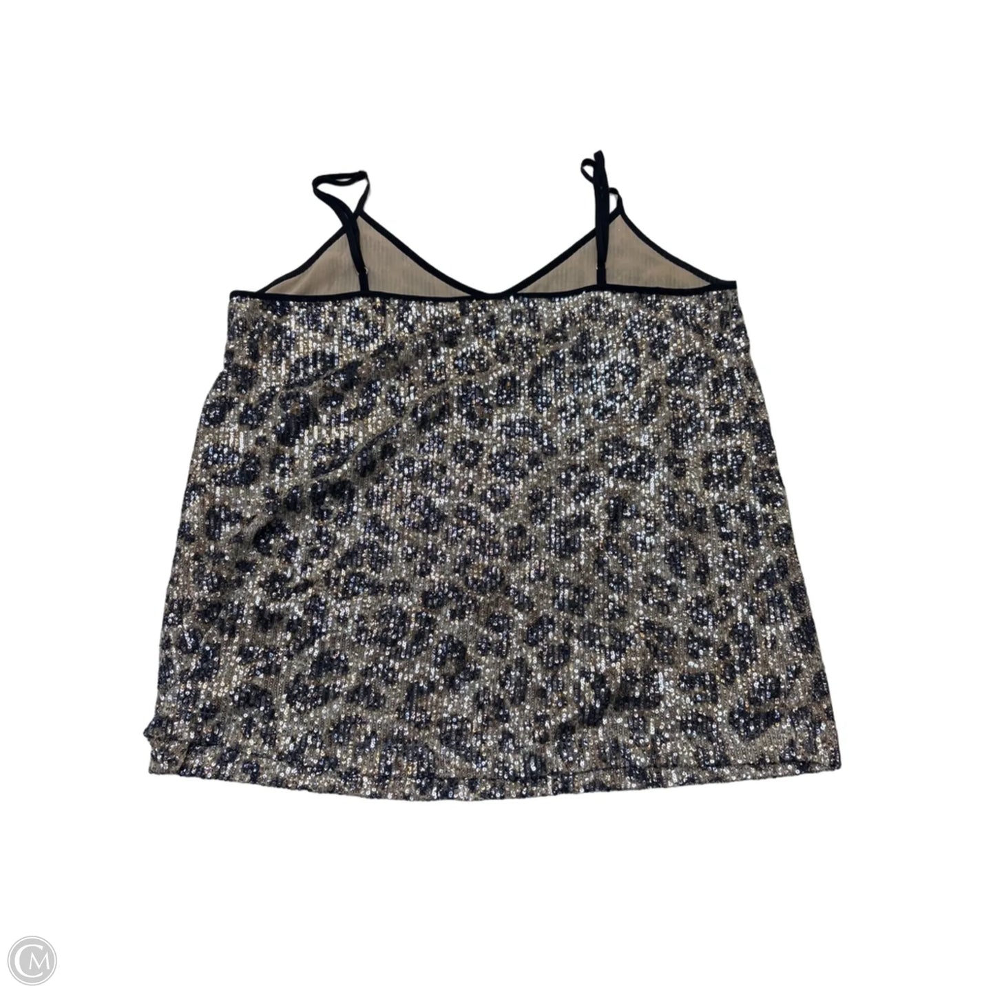 Blouse Sleeveless By Mumu In Animal Print, Size: Xl