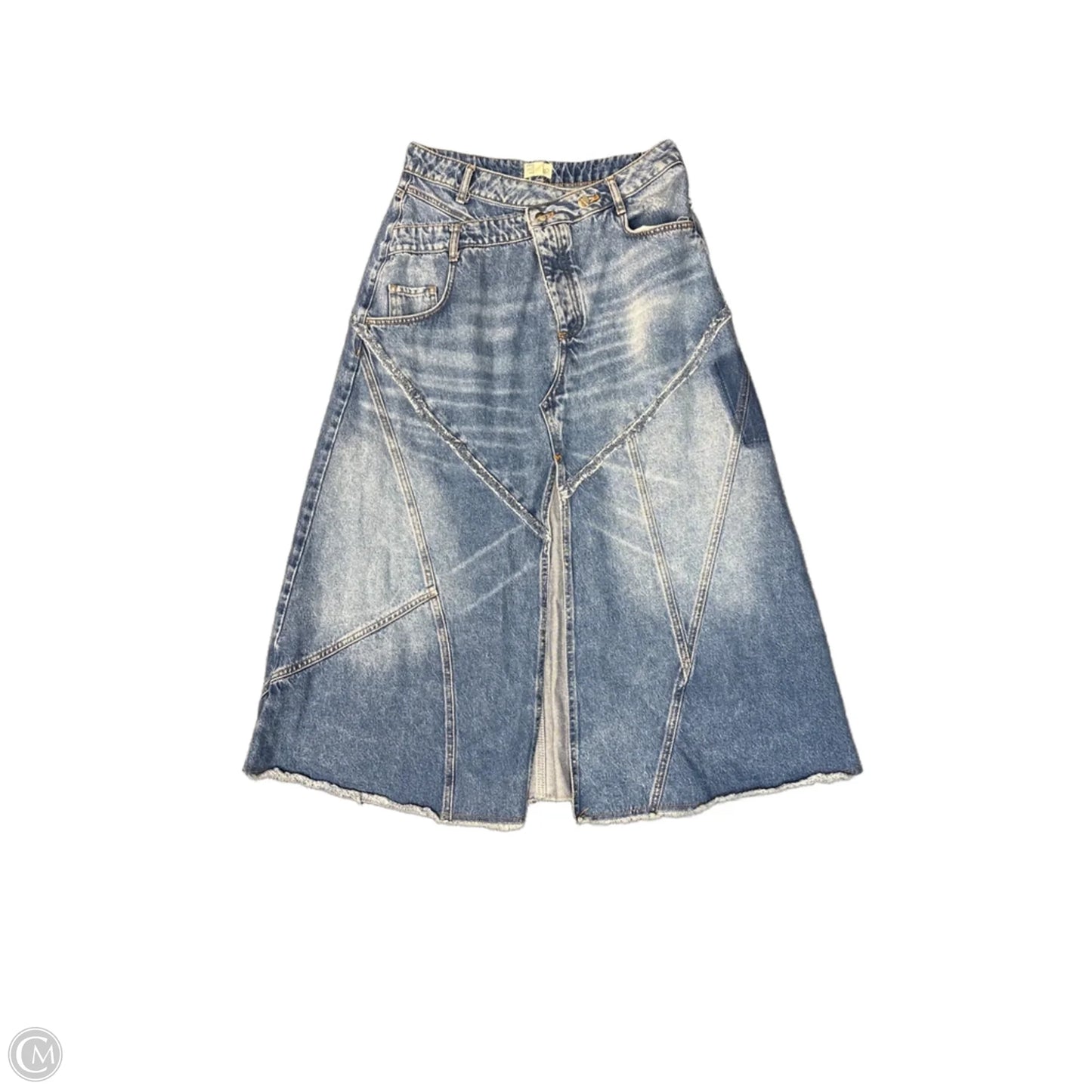 Skirt Maxi By Pilcro In Blue Denim, Size: 10