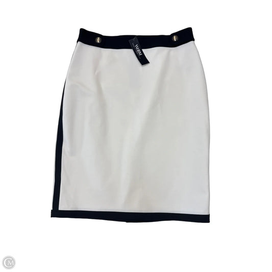 Skirt Midi By White House Black Market In Black & White, Size: 4