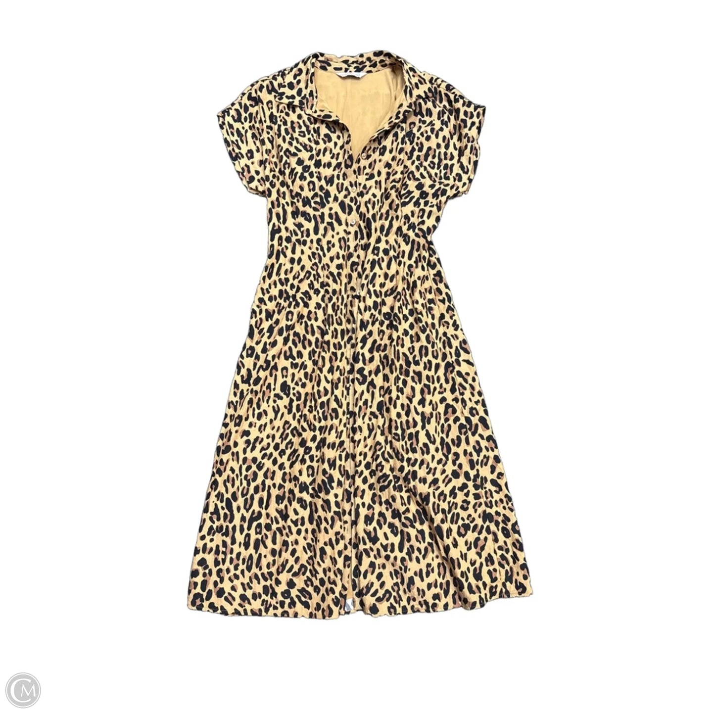 Dress Casual Maxi By Nine West Apparel In Animal Print, Size: M