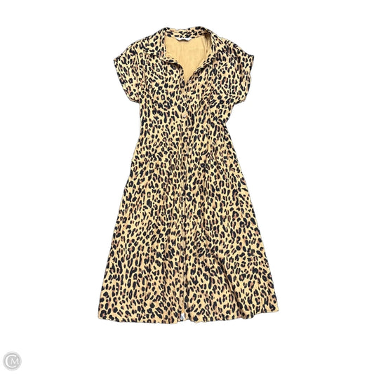 Dress Casual Maxi By Nine West Apparel In Animal Print, Size: M