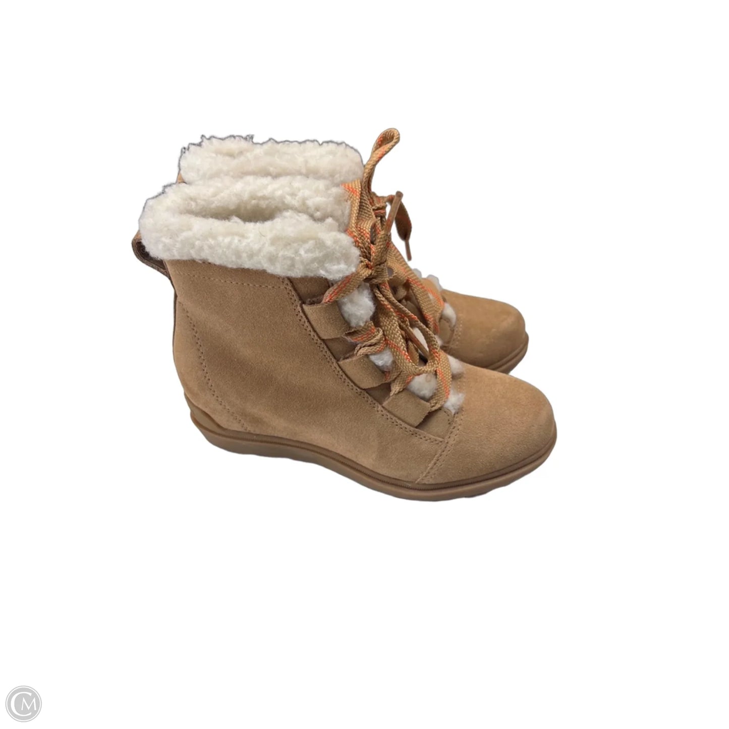 Boots Ankle Flats By Sorel In Tan, Size: 6