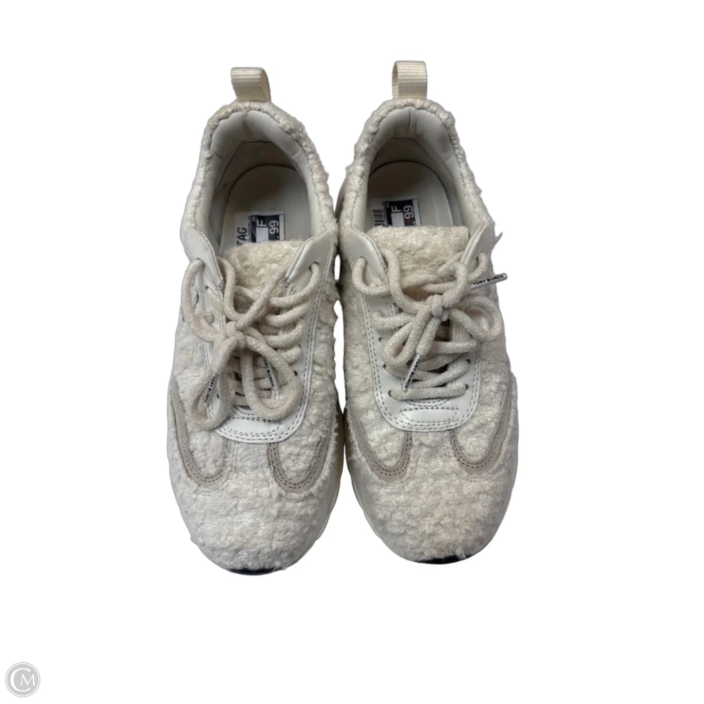 Shoes Designer By Tory Burch In Cream, Size: 6.5