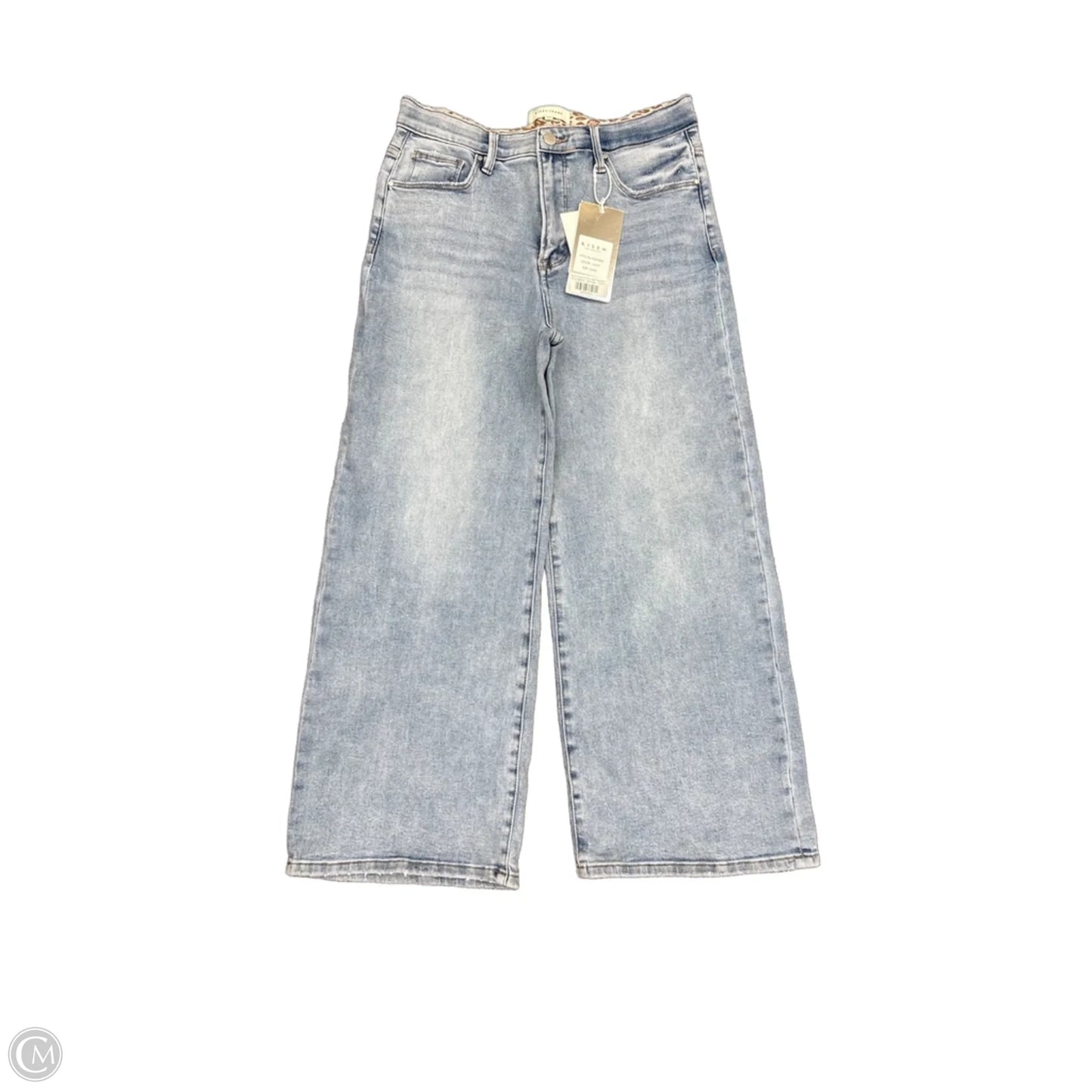 Jeans Wide Leg By Risen In Blue Denim, Size: 12