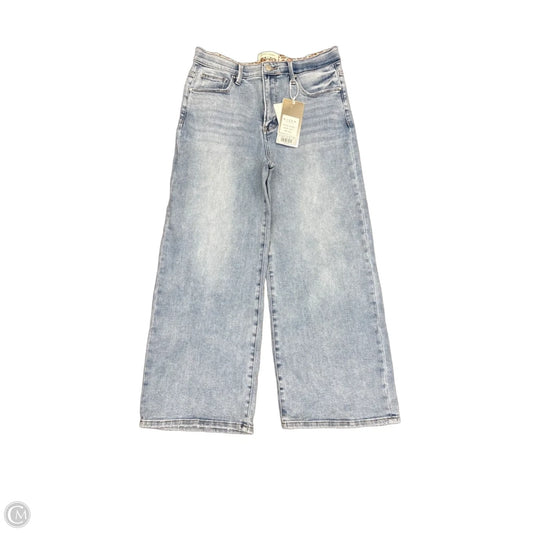 Jeans Wide Leg By Risen In Blue Denim, Size: 12