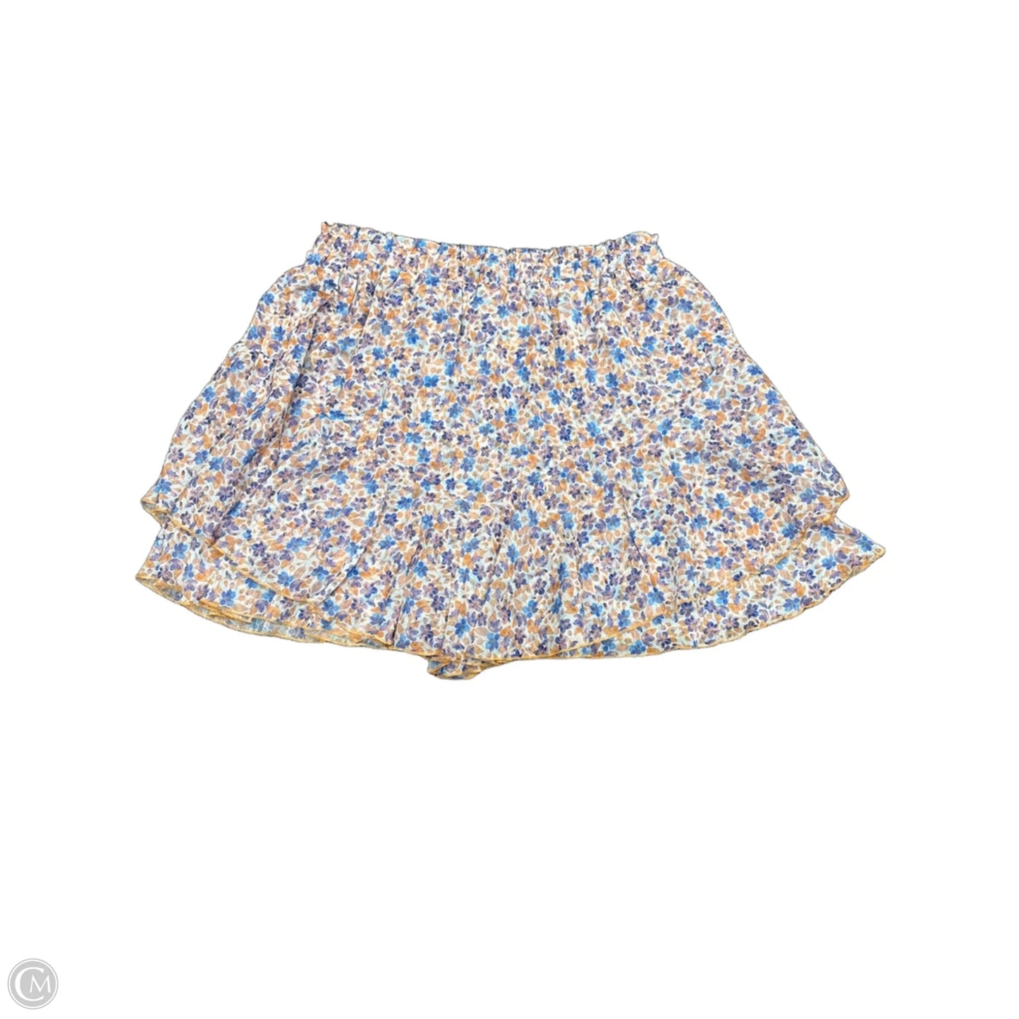 Skort By Cmf In Orange & Purple, Size: Xl