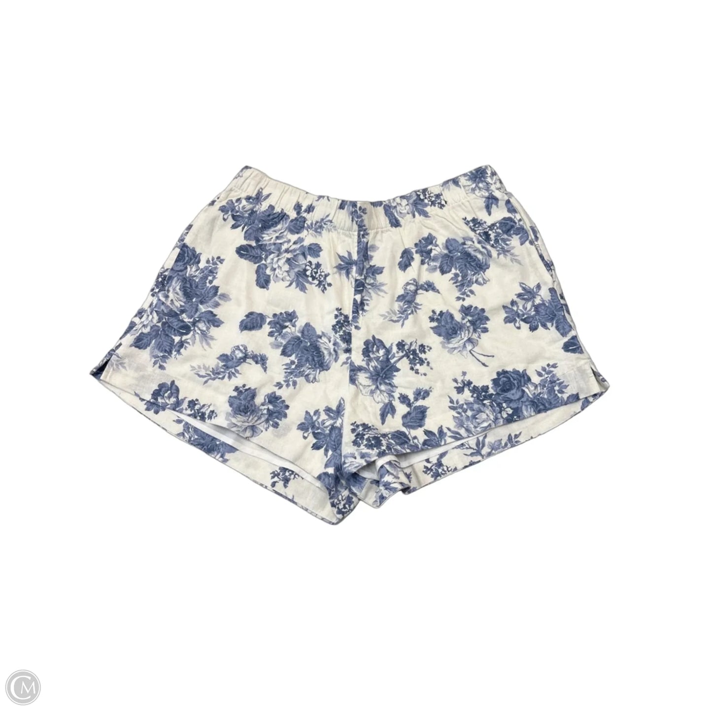 Shorts By Abercrombie And Fitch In Blue & White, Size: Xl