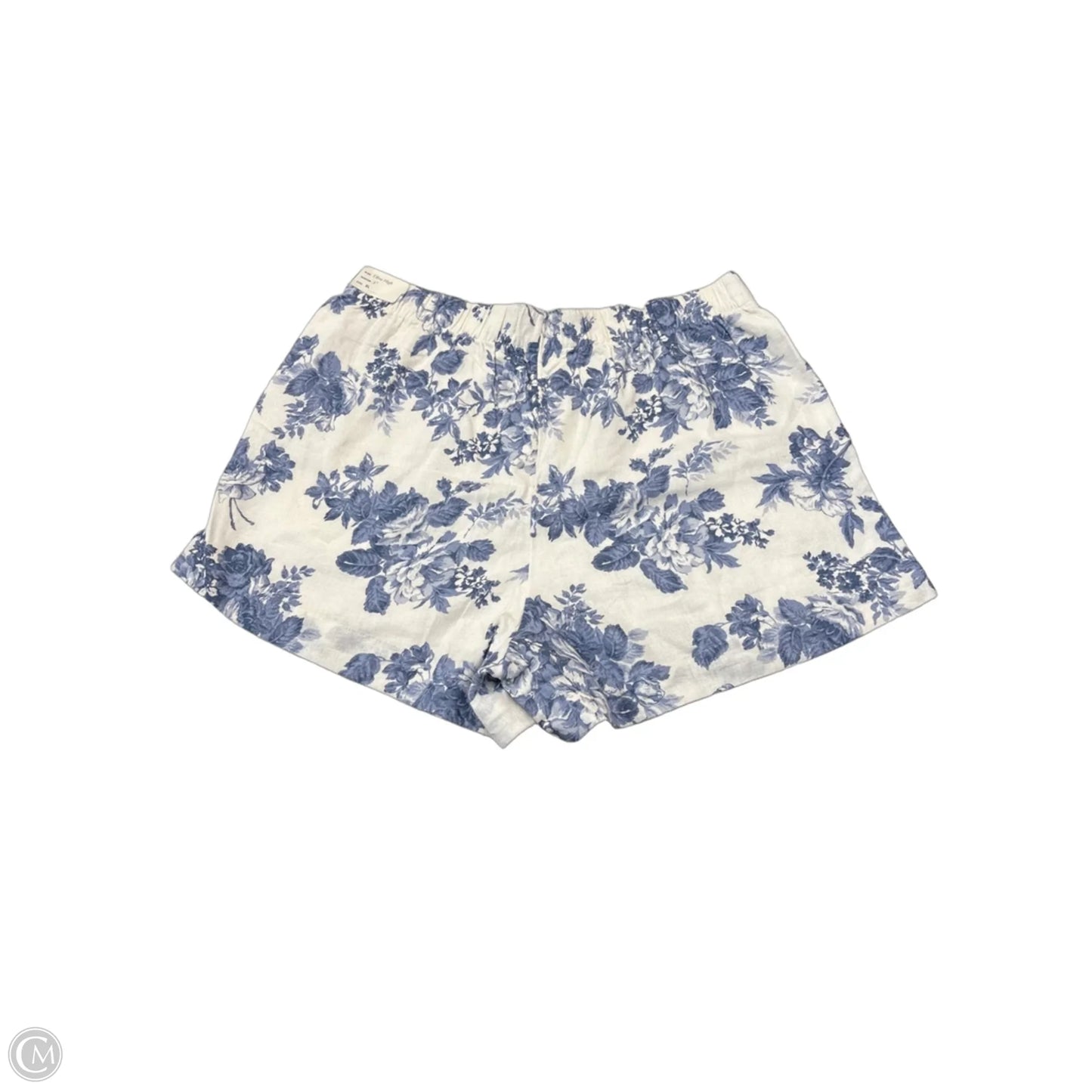 Shorts By Abercrombie And Fitch In Blue & White, Size: Xl