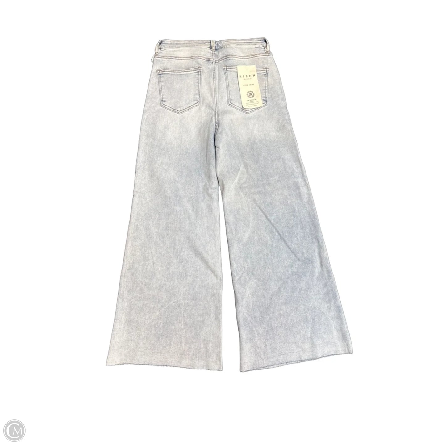 Jeans Wide Leg By Risen In Blue Denim, Size: 12