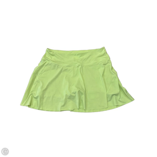 Athletic Skort By Athleta In Green, Size: Xl