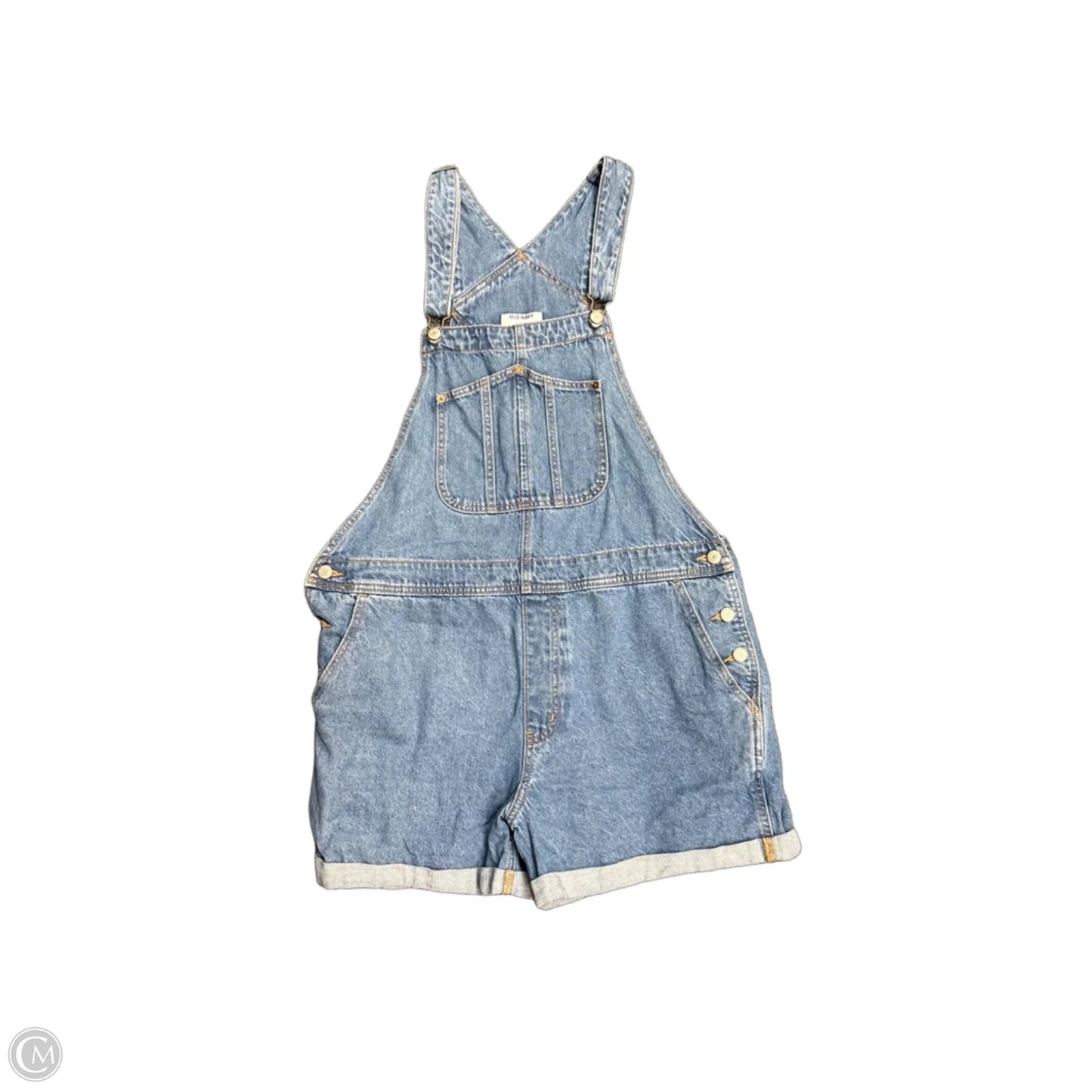 Shortalls By Old Navy In Blue Denim, Size: Xl