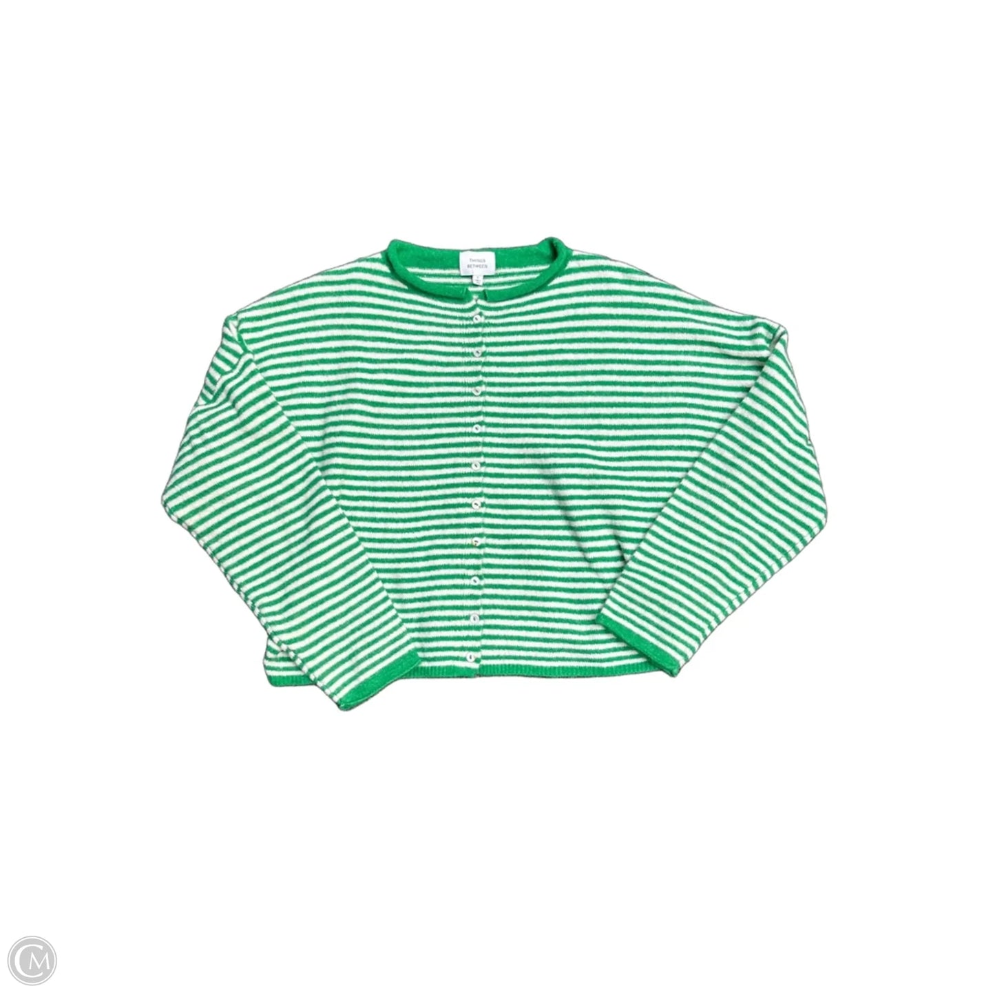 Cardigan By Clothes Mentor In Green, Size: L