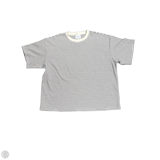 Top Short Sleeve By Clothes Mentor In Striped Pattern, Size: L