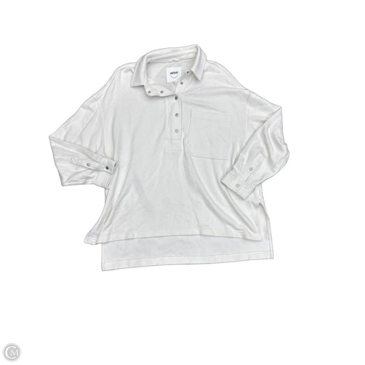 Sweatshirt Collar By Aerie In White, Size: L