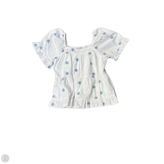 Top Short Sleeve By Hayden La In White, Size: L
