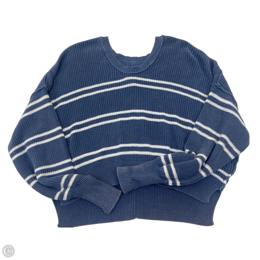 Sweater By Aerie In Blue & White, Size: S